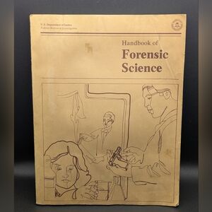 Vintage 1984 Handbook of Forensic Science FBI Department of Justice Crime Book